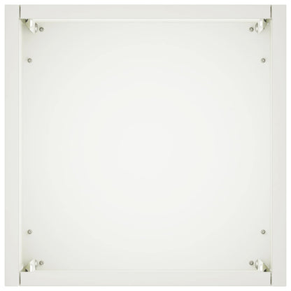 Garden Planter White 20 x 20 x 50 cm Cold-rolled Steel