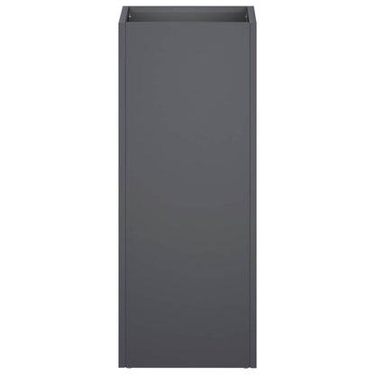 Garden Planter Anthracite 20 x 20 x 50 cm Cold-rolled Steel