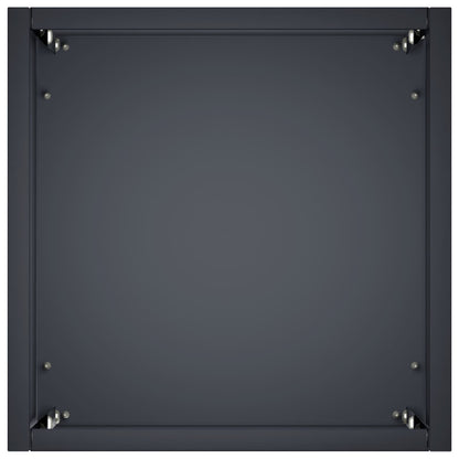 Garden Planter Anthracite 20 x 20 x 50 cm Cold-rolled Steel