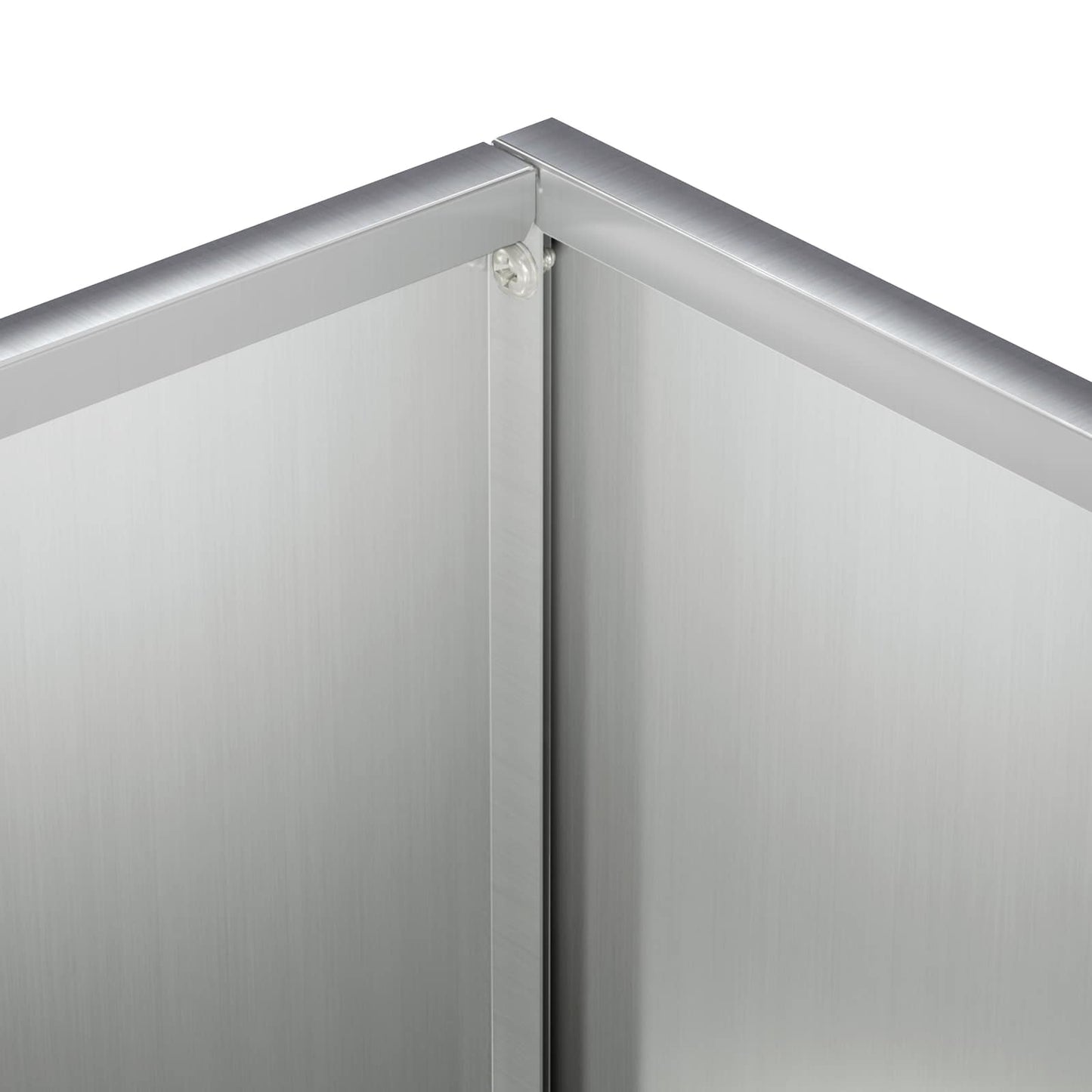 Garden Planter 2 pcs Silver 20 x 20 x 50 cm Galvanised Steel
