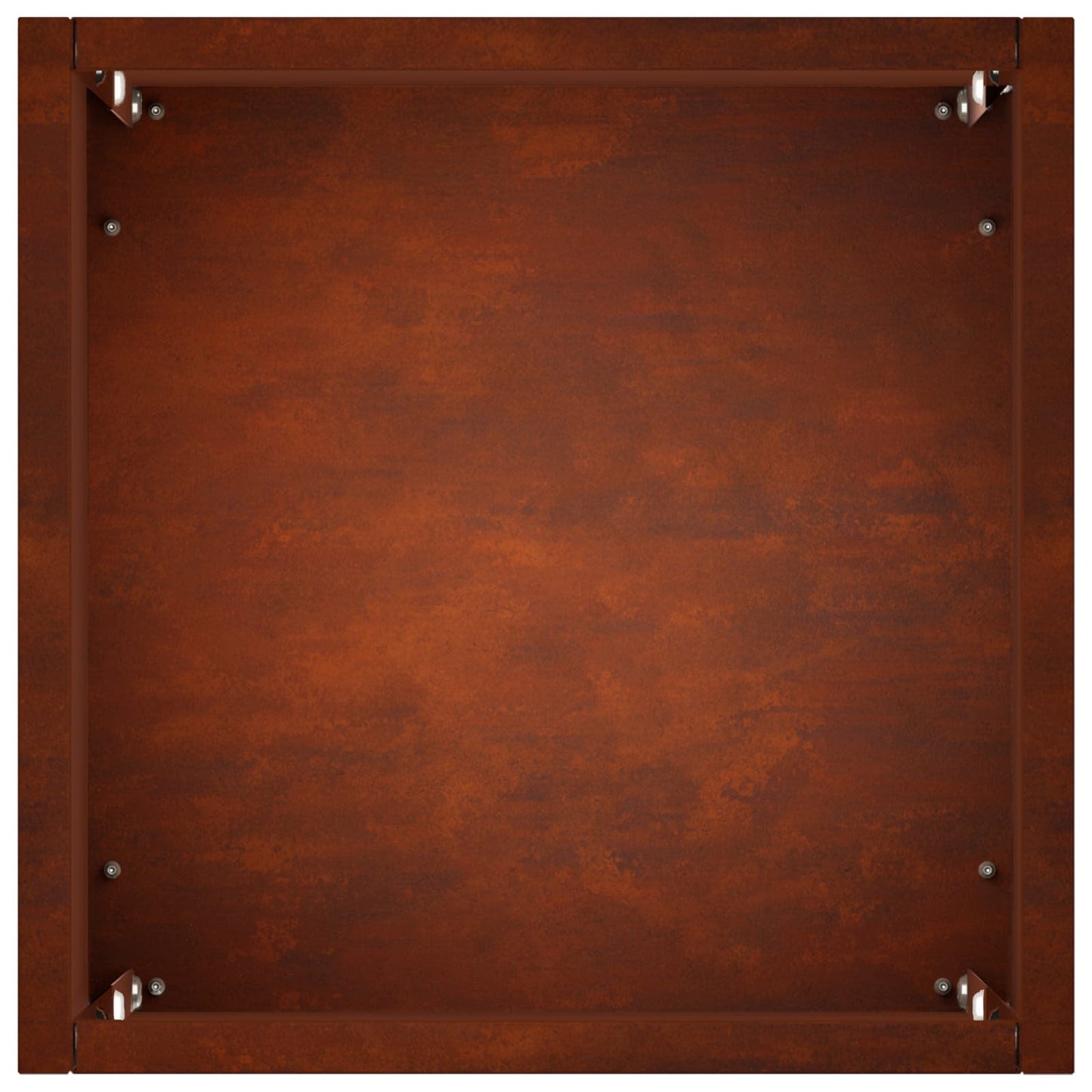 Garden Planter Rusty 20 x 20 x 50 cm Weathering Steel