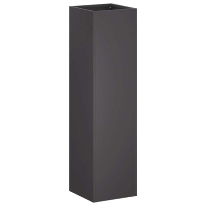 Garden Planter Black 20 x 20 x 75 cm Cold-rolled Steel