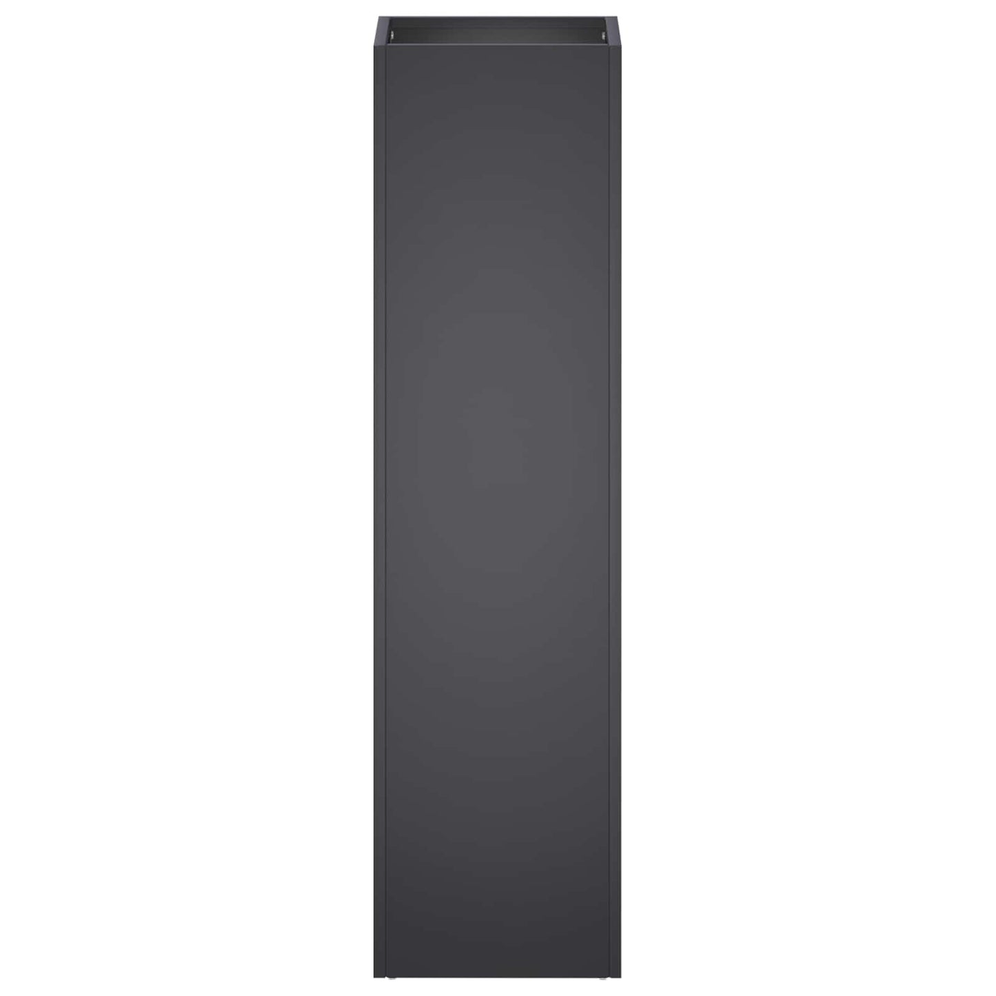 Garden Planter Black 20 x 20 x 75 cm Cold-rolled Steel