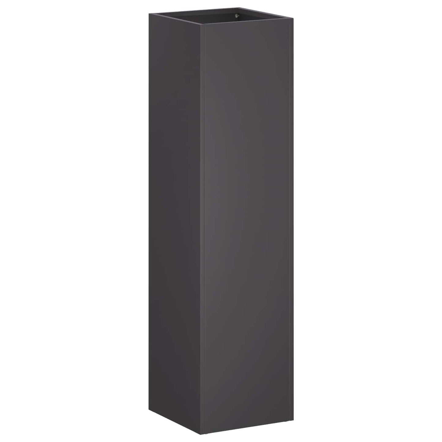 Garden Planter 2 pcs Black 20 x 20 x 75 cm Cold-rolled Steel
