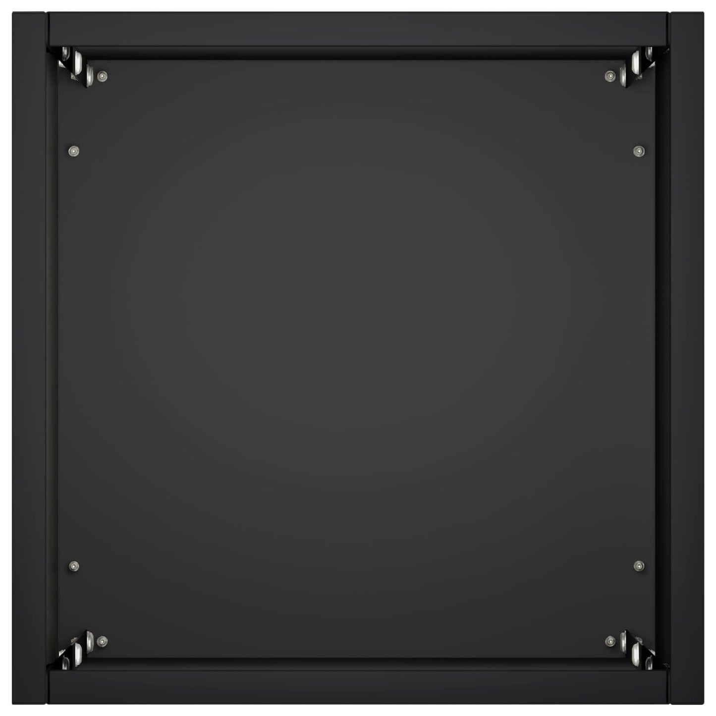 Garden Planter 2 pcs Black 20 x 20 x 75 cm Cold-rolled Steel