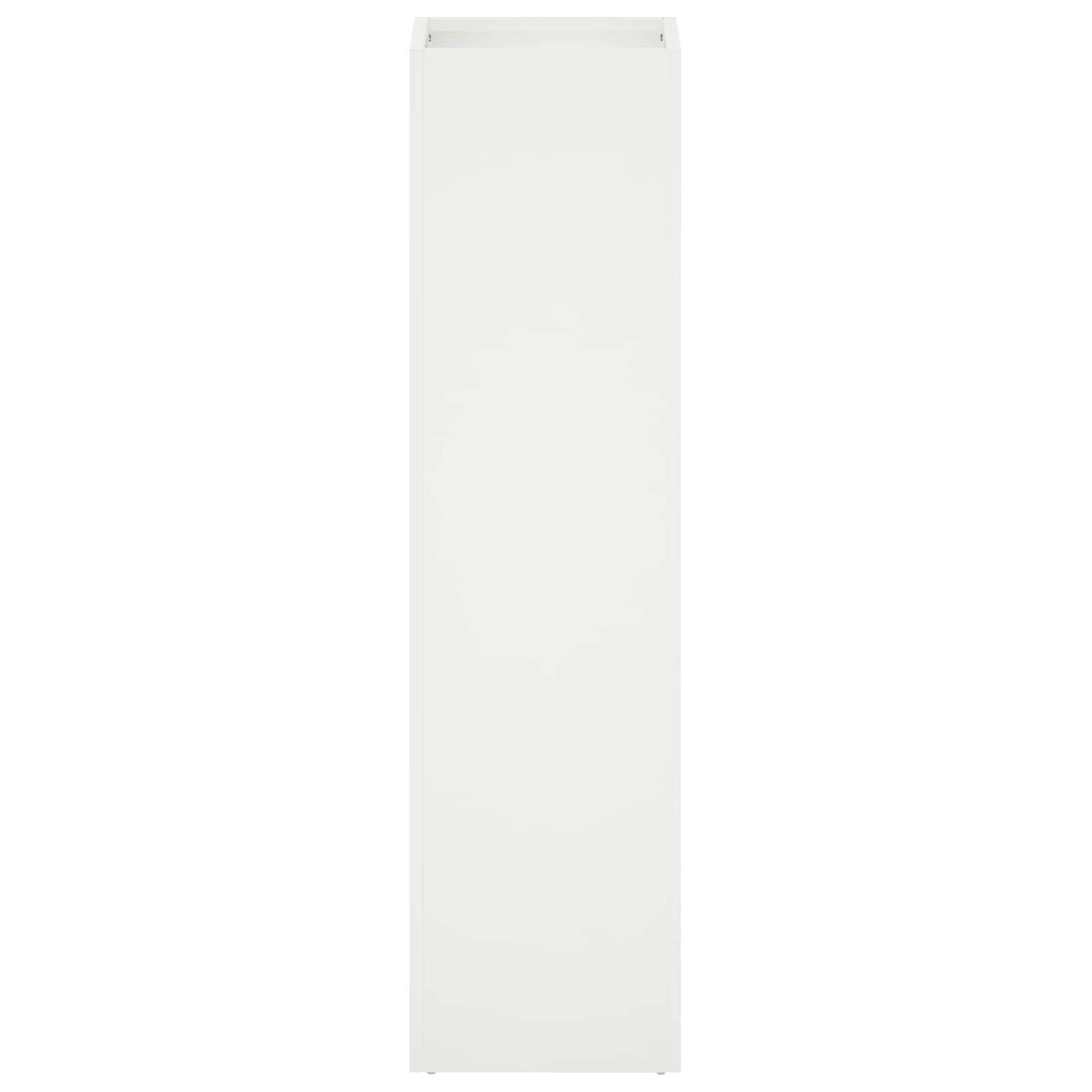 Garden Planter White 20 x 20 x 75 cm Cold-rolled Steel