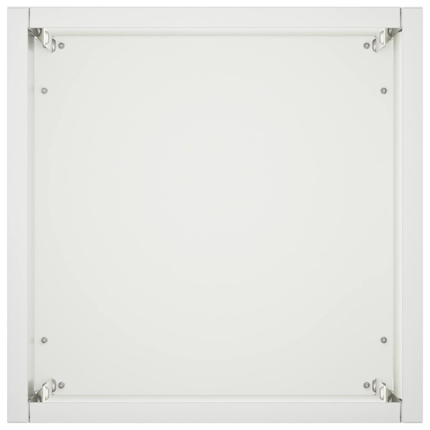 Garden Planter 2 pcs White 20 x 20 x 75 cm Cold-rolled Steel