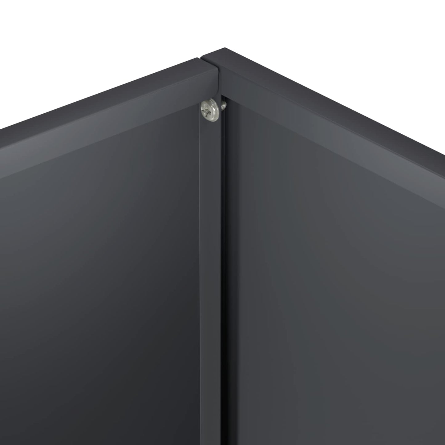 Garden Planter Anthracite 20 x 20 x 75 cm Cold-rolled Steel