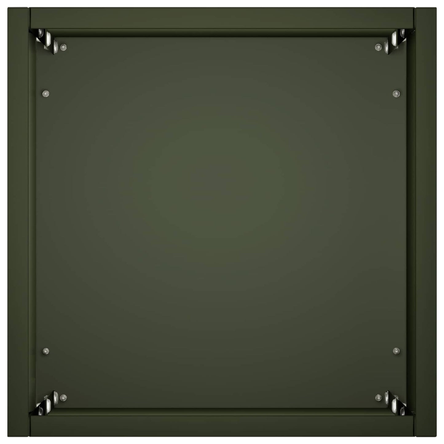 Garden Planter Olive Green 20 x 20 x 75 cm Cold-rolled Steel