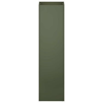 Garden Planter 2 pcs Olive Green 20 x 20 x 75 cm