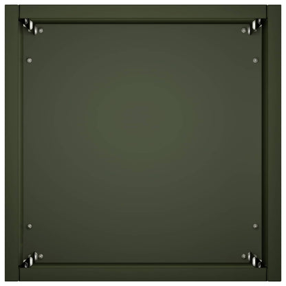 Garden Planter 2 pcs Olive Green 20 x 20 x 75 cm