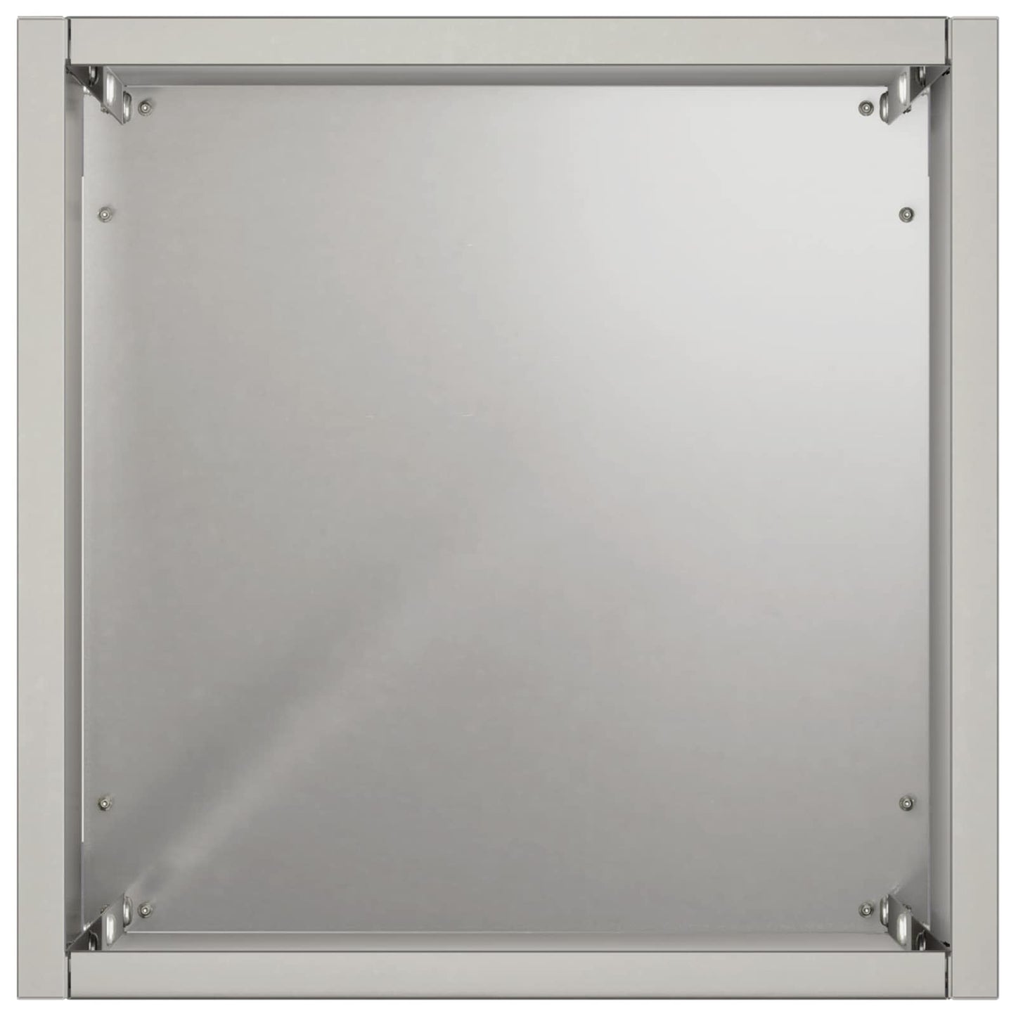 Garden Planter 2 pcs Silver 20 x 20 x 75 cm Stainless Steel