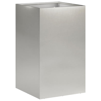 Garden Planter Silver 30 x 30 x 40 cm Stainless Steel
