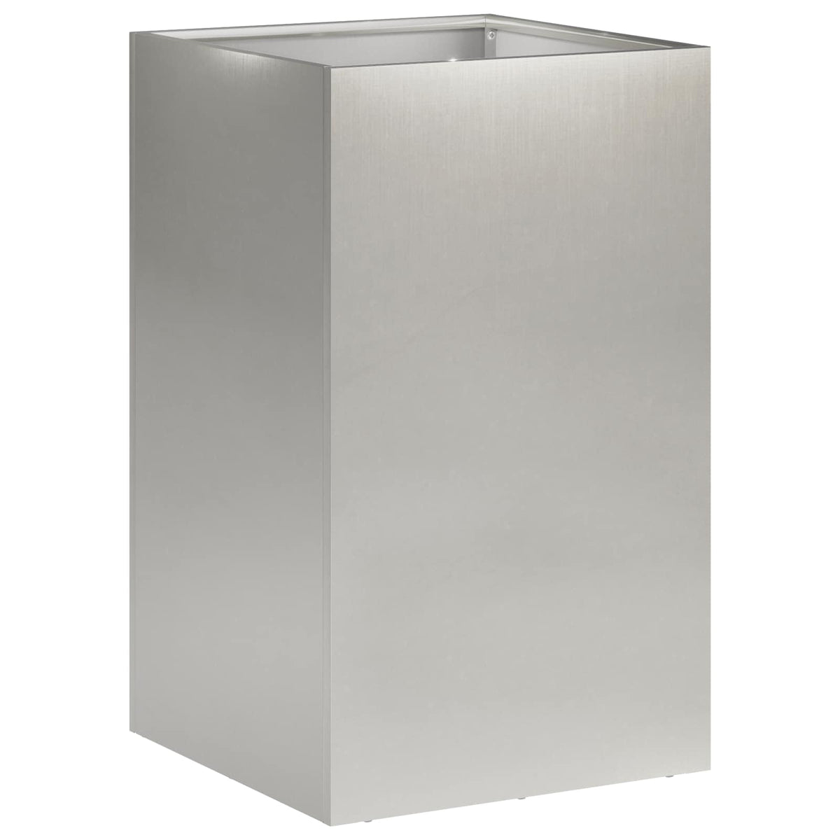 Garden Planter 2 pcs Silver 30 x 30 x 40 cm Stainless Steel