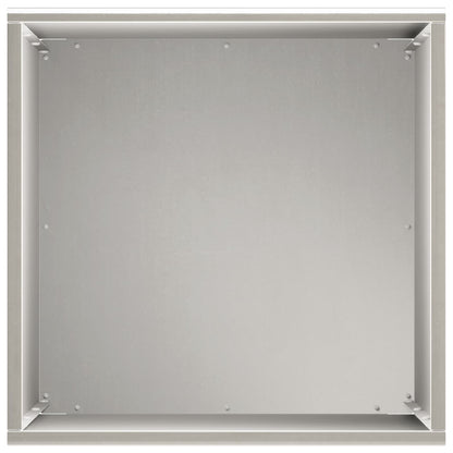 Garden Planter 2 pcs Silver 30 x 30 x 40 cm Stainless Steel
