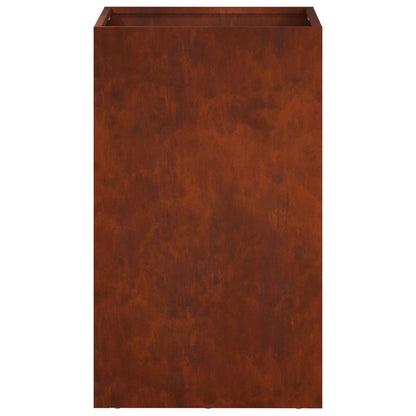 Garden Planter 2 pcs Rusty 30 x 30 x 40 cm Weathering Steel