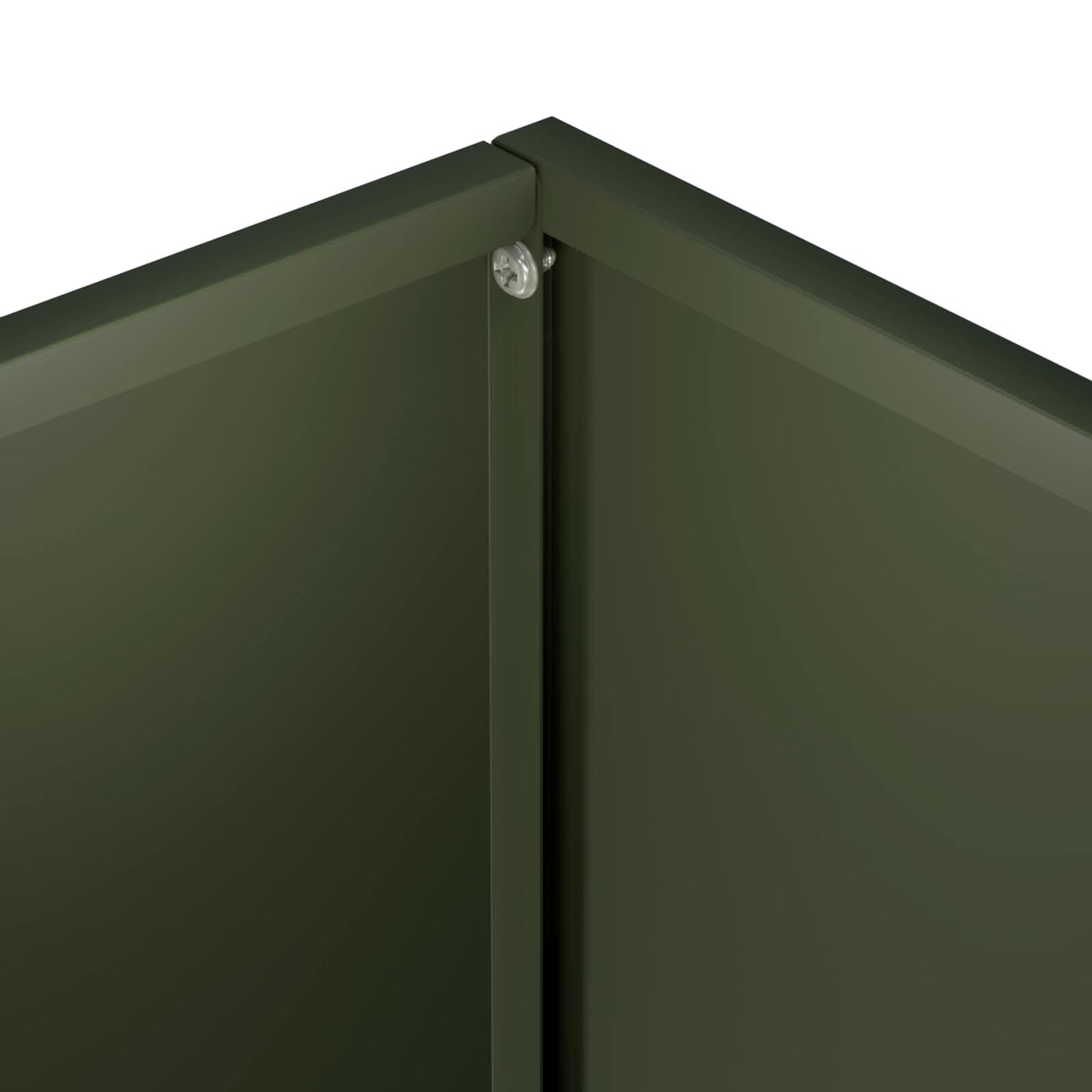 Garden Planter Olive Green 30 x 30 x 50 cm Cold-rolled Steel