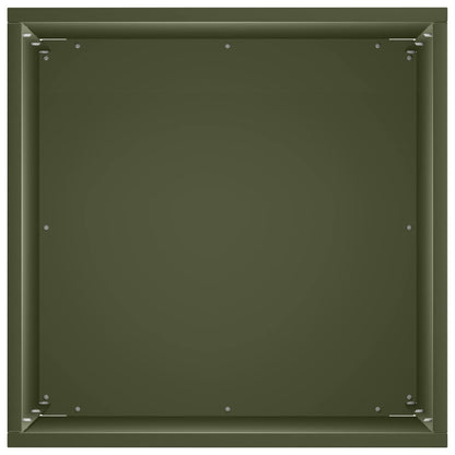 Garden Planter Olive Green 30 x 30 x 50 cm Cold-rolled Steel