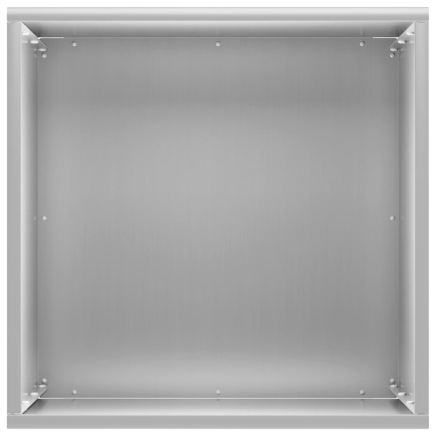 Garden Planter Silver 30 x 30 x 50 cm Galvanised Steel
