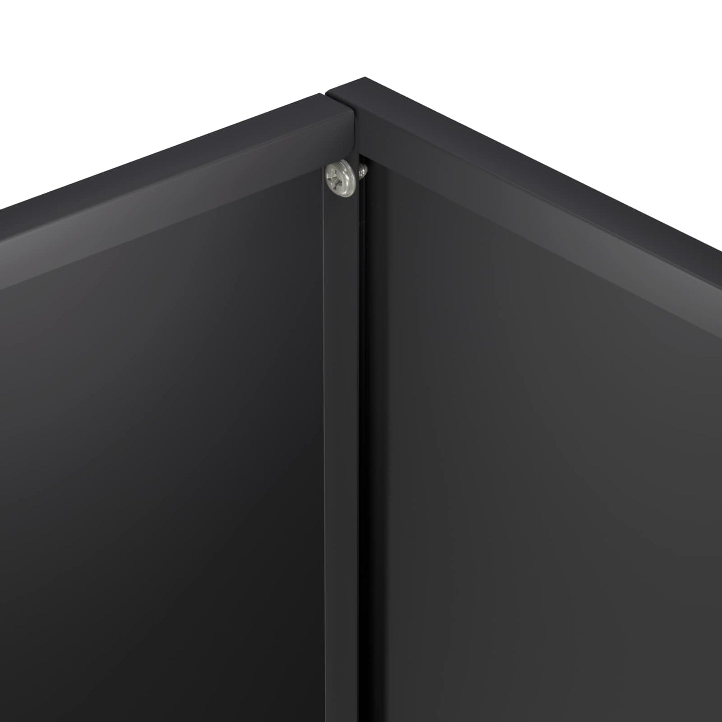 Garden Planter 2 pcs Black 40 x 40 x 50 cm Cold-rolled Steel