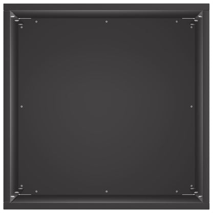 Garden Planter 2 pcs Black 40 x 40 x 50 cm Cold-rolled Steel