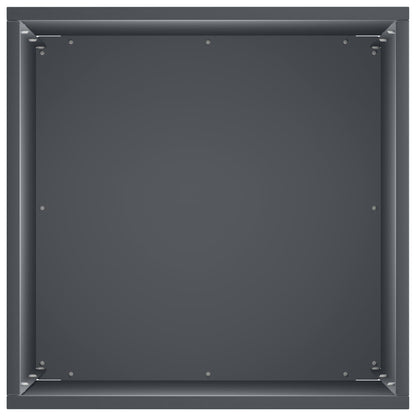 Garden Planter Anthracite 40 x 40 x 50 cm Cold-rolled Steel