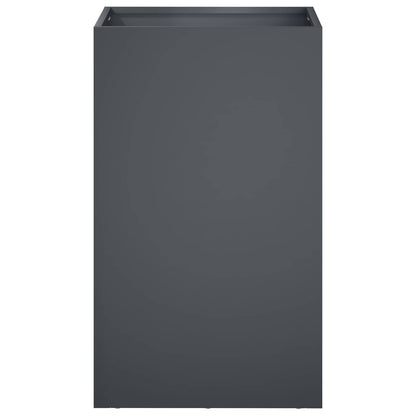 Garden Planter 2 pcs Anthracite 40 x 40 x 50 cm