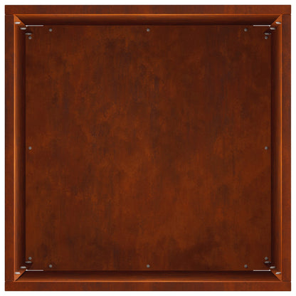 Garden Planter 2 pcs Rusty 40 x 40 x 50 cm Weathering Steel