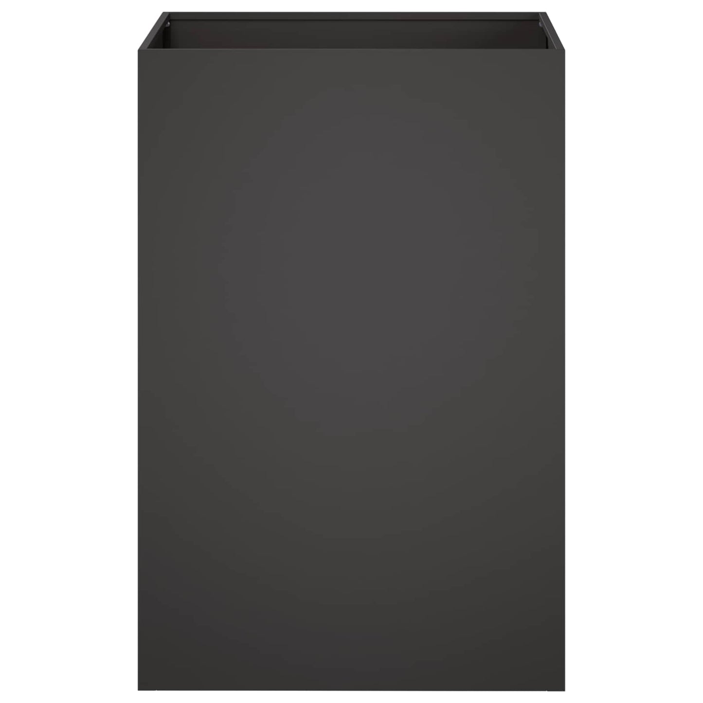 Garden Planter Black 40 x 40 x 75 cm Cold-rolled Steel