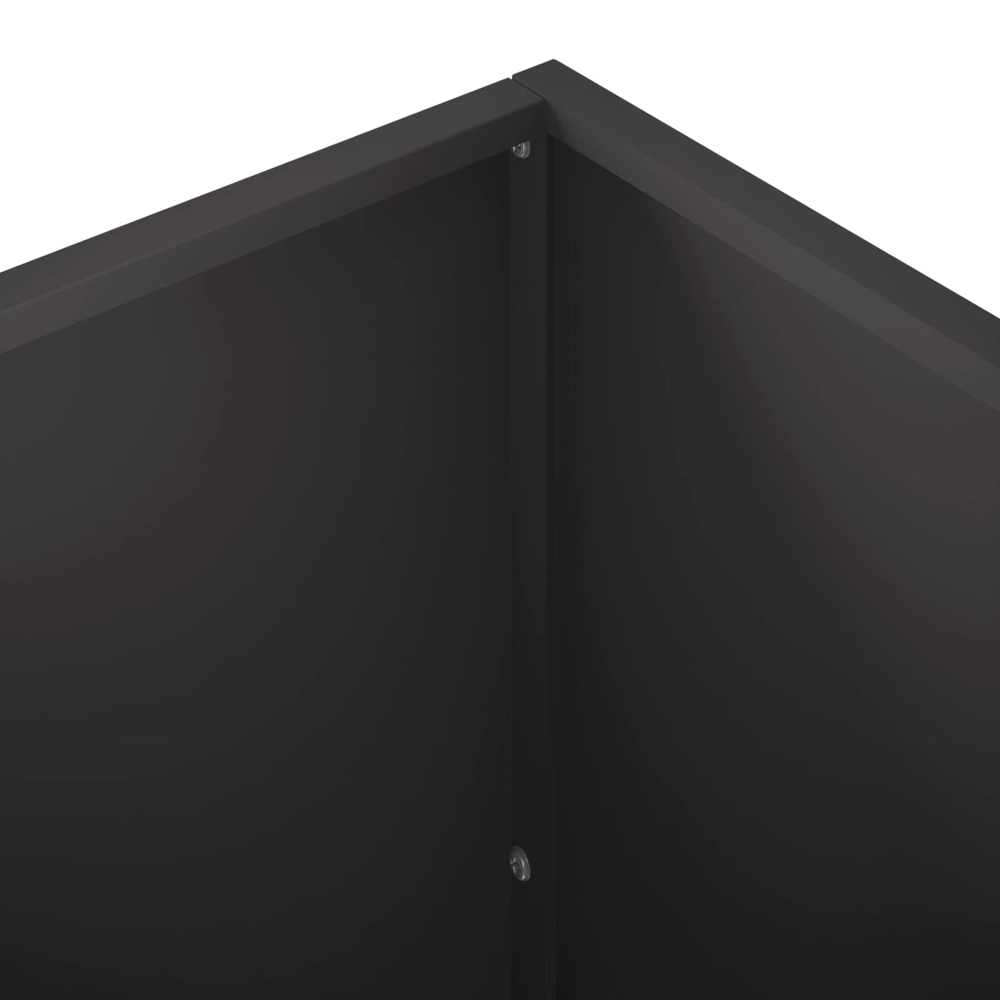 Garden Planter 2 pcs Black 40 x 40 x 75 cm Cold-rolled Steel