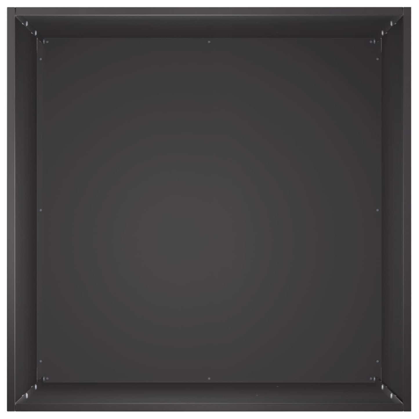 Garden Planter 2 pcs Black 40 x 40 x 75 cm Cold-rolled Steel