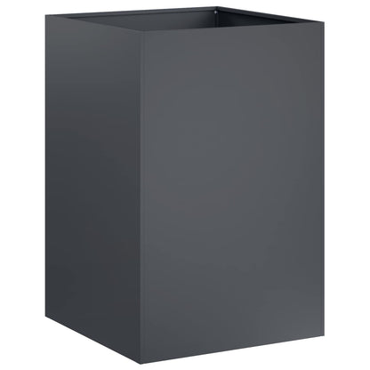 Garden Planter Anthracite 40 x 40 x 75 cm Cold-rolled Steel