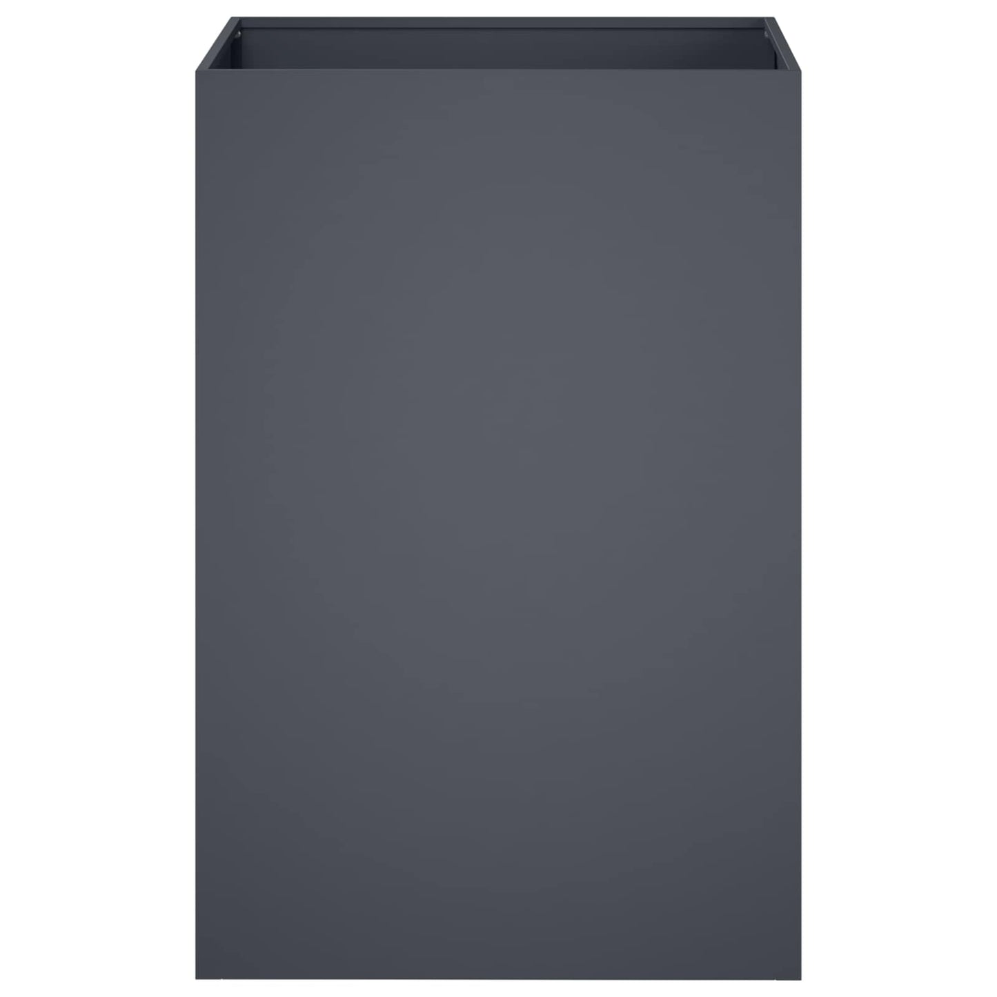 Garden Planter Anthracite 40 x 40 x 75 cm Cold-rolled Steel