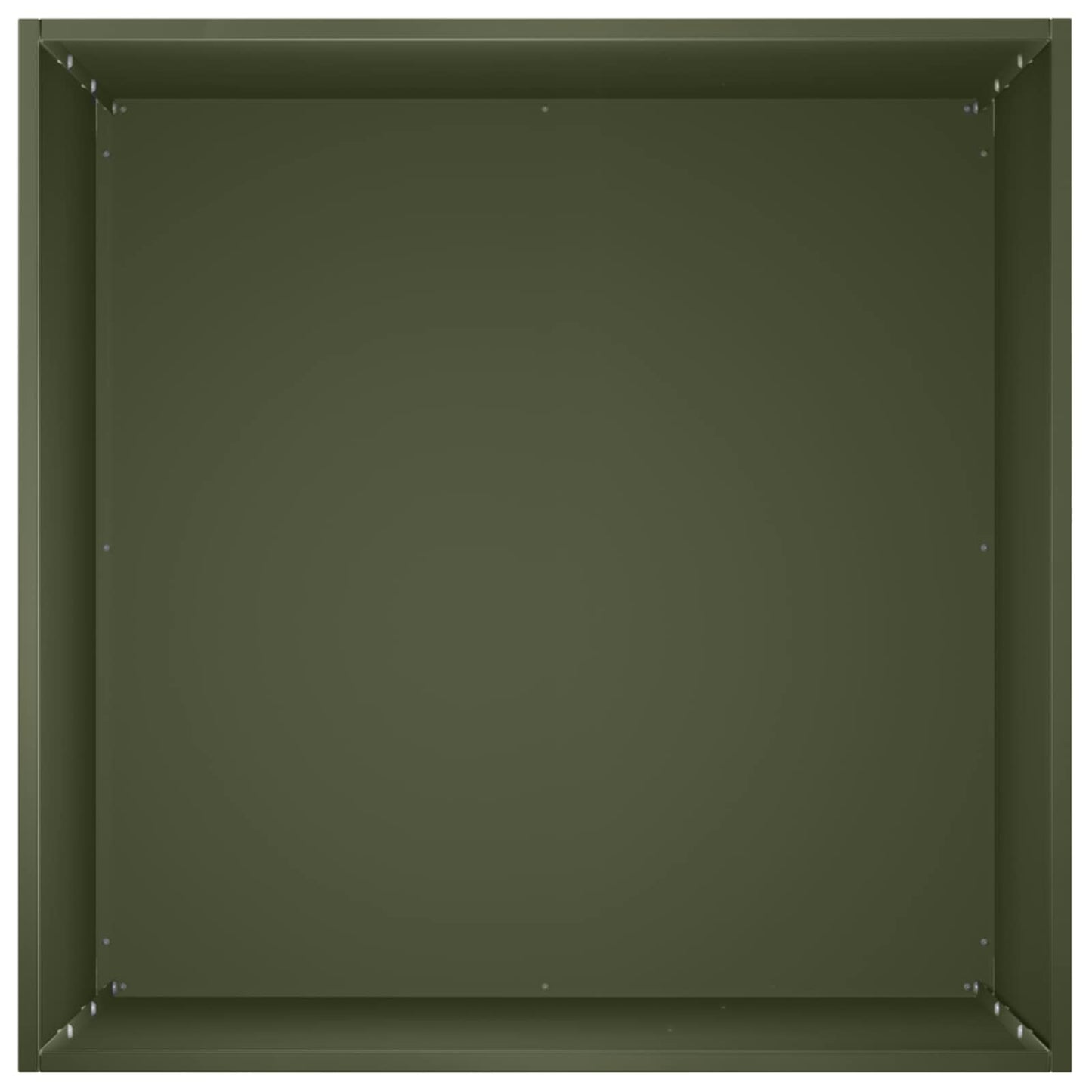 Garden Planter Olive Green 40 x 40 x 75 cm Cold-rolled Steel
