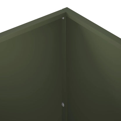 Garden Planter 2 pcs Olive Green 40 x 40 x 75 cm