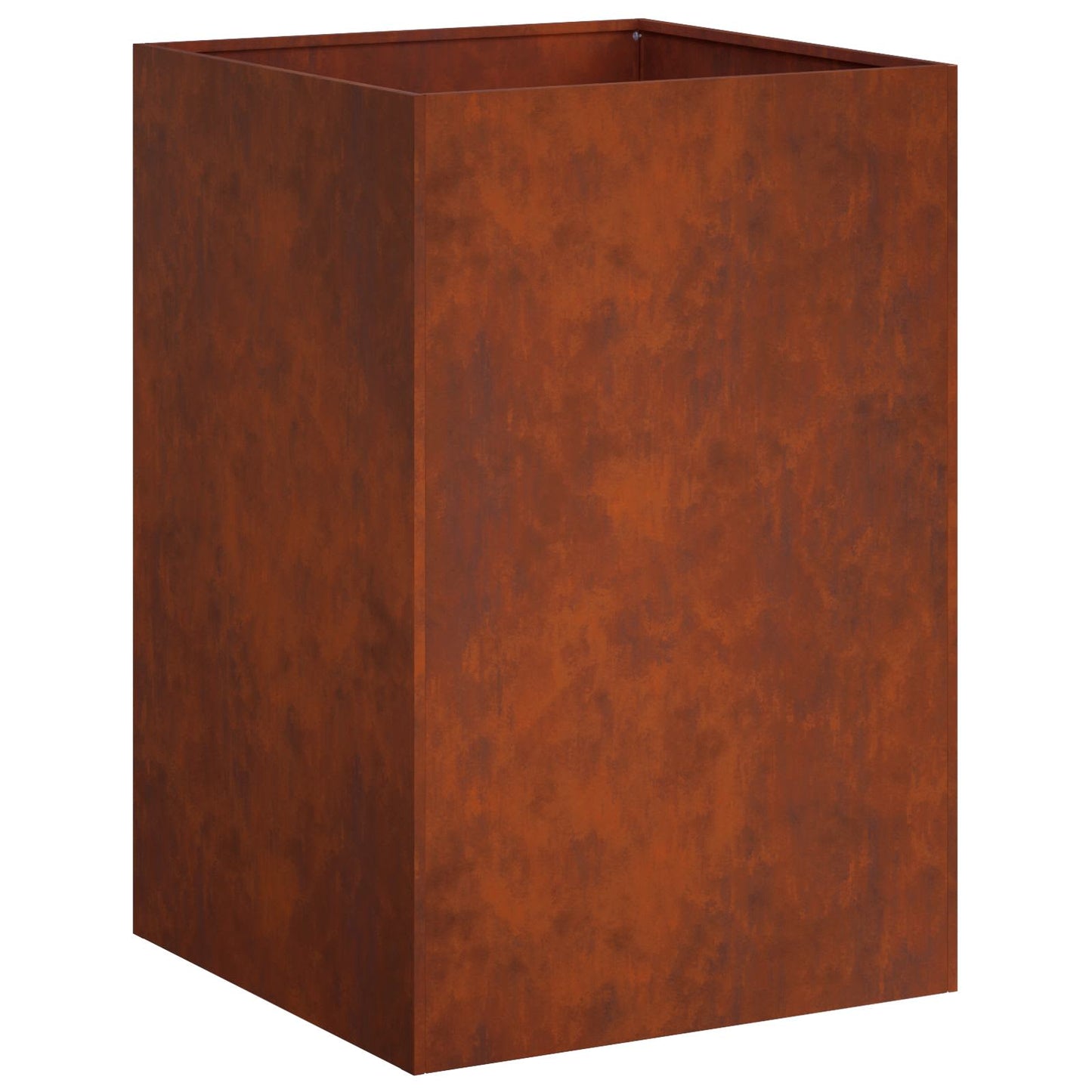 Garden Planter 2 pcs Rusty 40 x 40 x 75 cm Weathering Steel