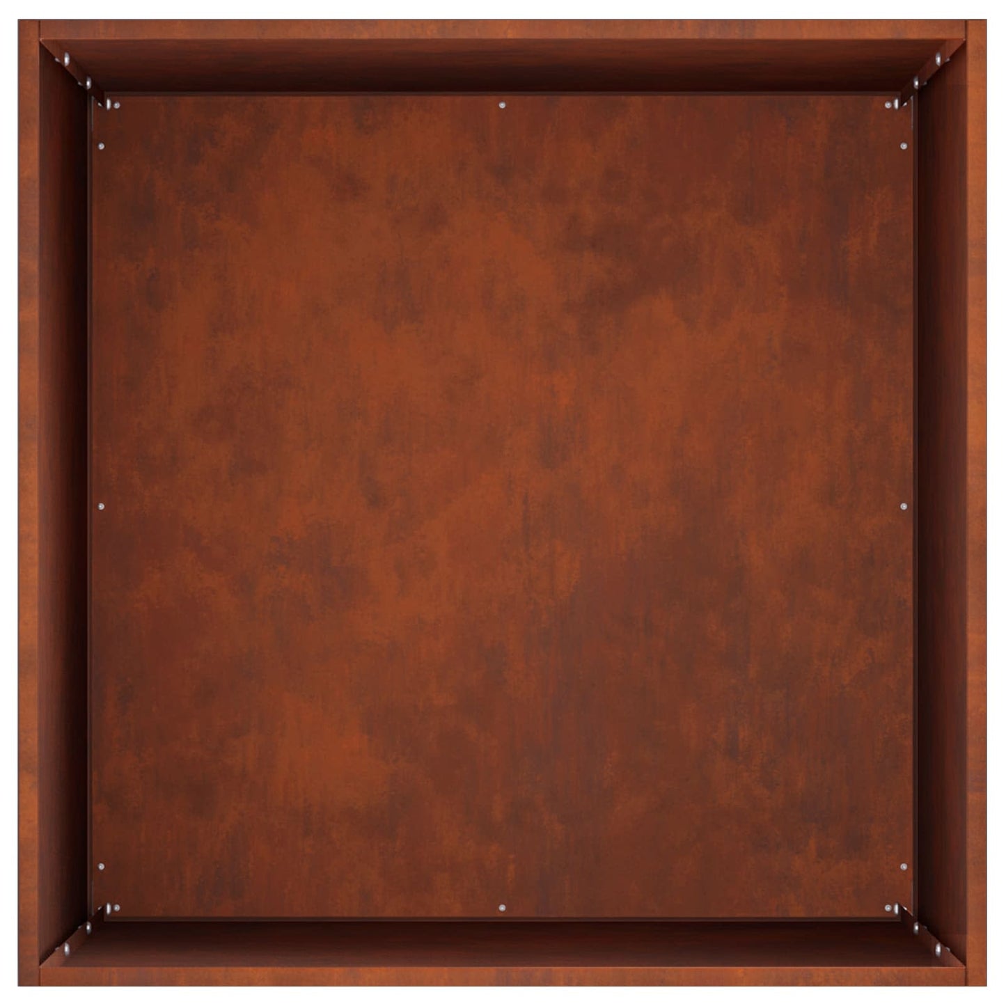 Garden Planter 2 pcs Rusty 40 x 40 x 75 cm Weathering Steel