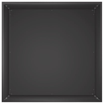 Garden Planter Black 50 x 50 x 75 cm Cold-rolled Steel