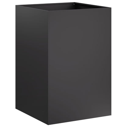 Garden Planter 2 pcs Black 50 x 50 x 75 cm Cold-rolled Steel