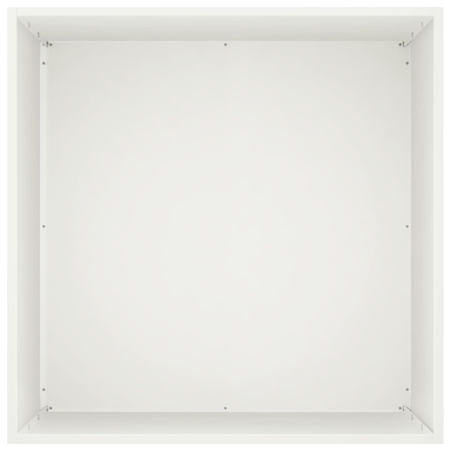 Garden Planter White 50 x 50 x 75 cm Cold-rolled Steel