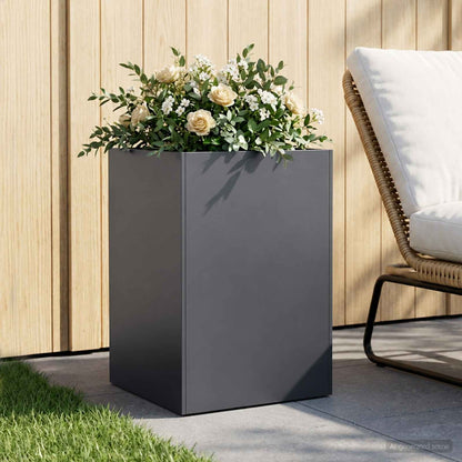 Garden Planter Anthracite 50 x 50 x 75 cm Cold-rolled Steel