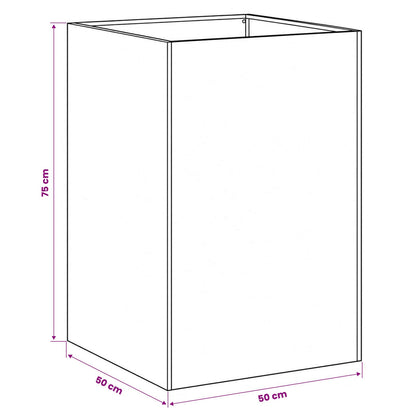 Garden Planter 2 pcs Olive Green 50 x 50 x 75 cm