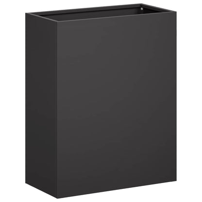 Garden Planter 2 pcs Black 40 x 20 x 40 cm Cold-rolled Steel