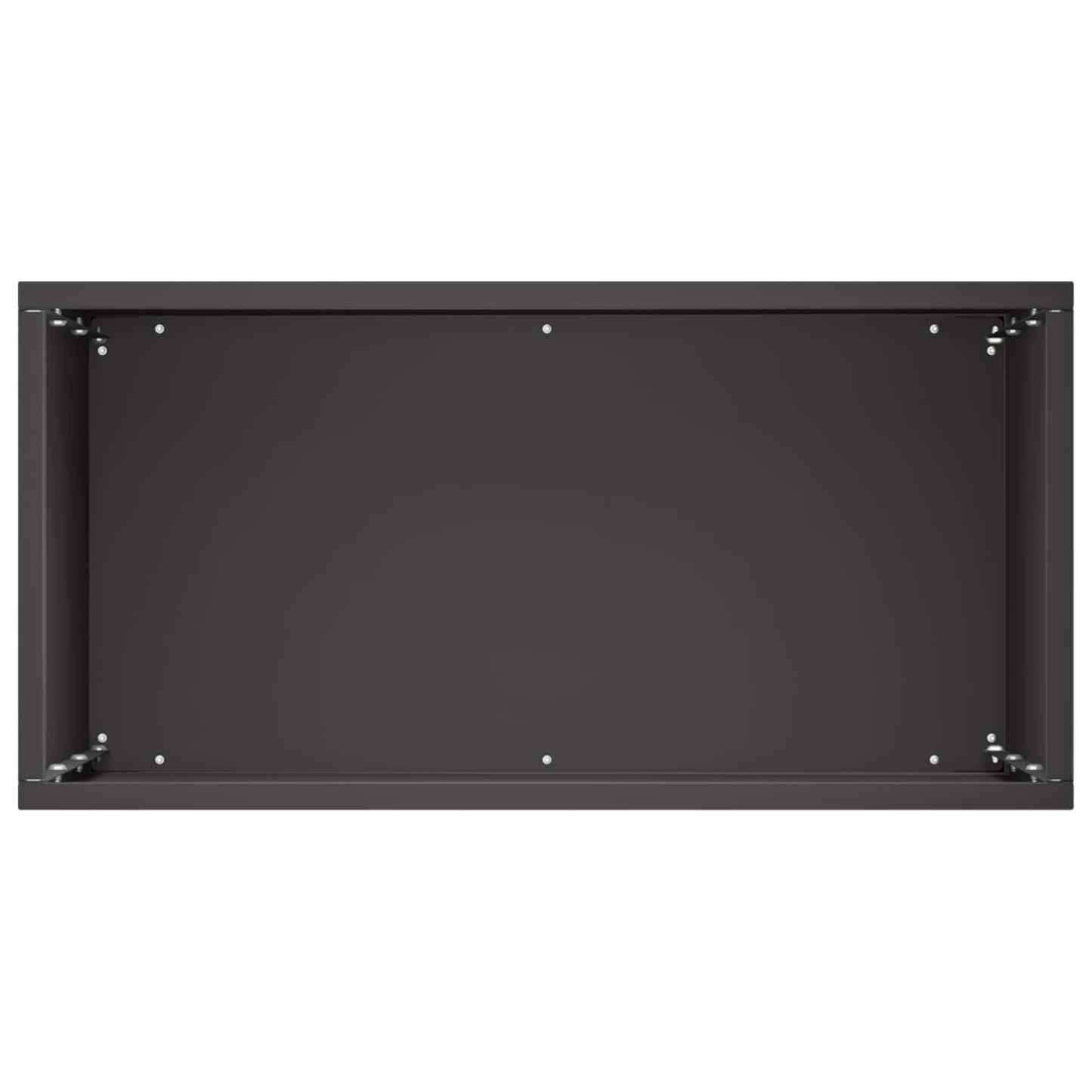 Garden Planter 2 pcs Black 40 x 20 x 40 cm Cold-rolled Steel