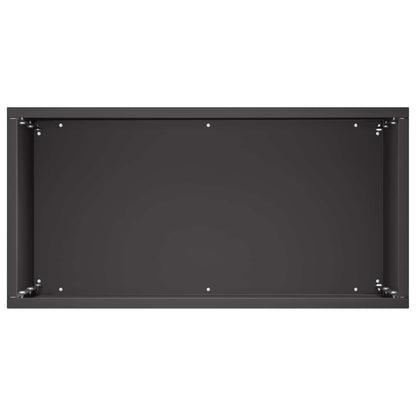 Garden Planter 2 pcs Black 40 x 20 x 40 cm Cold-rolled Steel