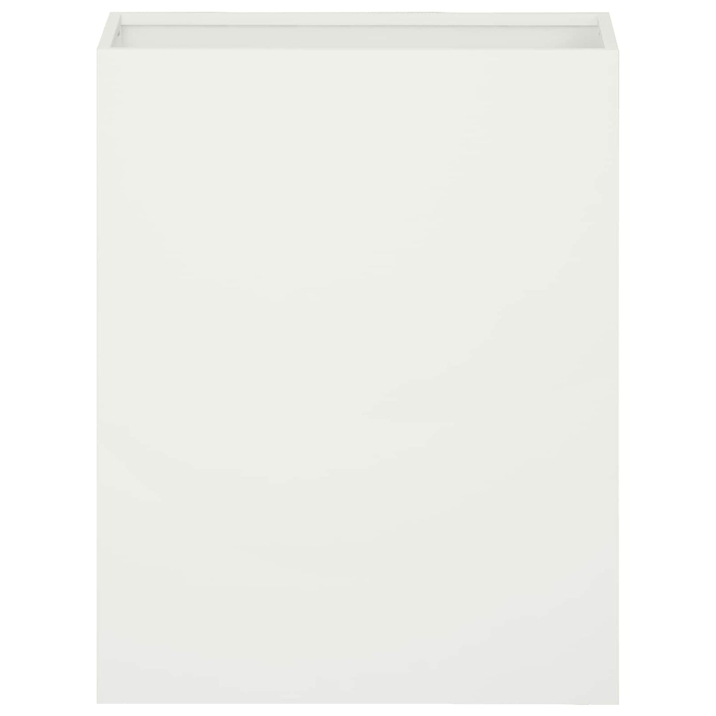 Garden Planter White 40 x 20 x 40 cm Cold-rolled Steel