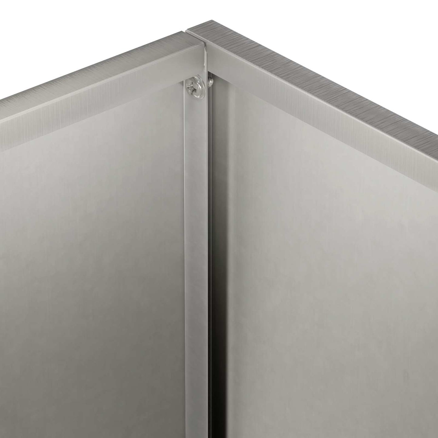 Garden Planter 2 pcs Silver 40 x 20 x 40 cm Stainless Steel