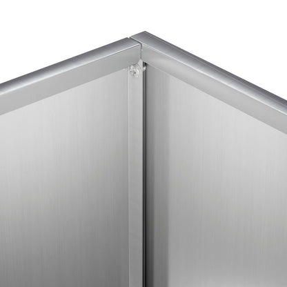 Garden Planter Silver 40 x 20 x 40 cm Galvanised Steel