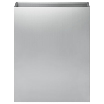 Garden Planter Silver 40 x 20 x 40 cm Galvanised Steel