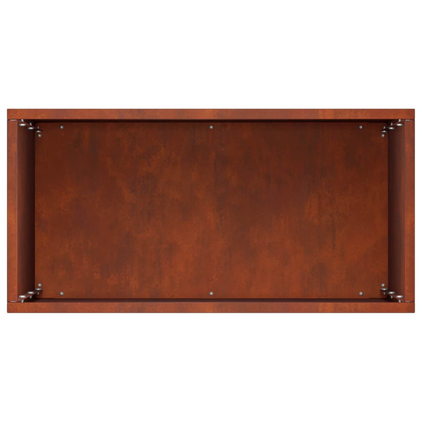 Garden Planter Rusty 40 x 20 x 40 cm Weathering Steel